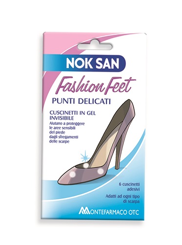 NOK SAN FASHION FEET PUNTI DELICATI 6 PEZZI - Farmacia-flash.it