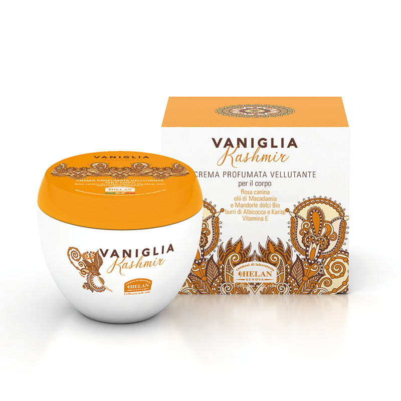 VANIGLIA KASHMIR CREMA PROFUMATA VELLUTANTE PER IL CORPO 200 ML - Farmacia-flash.it