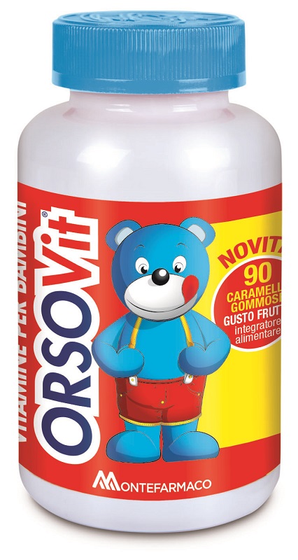 ORSOVIT CARAMELLE GOMMOSE 90 PEZZI - Farmacia-flash.it