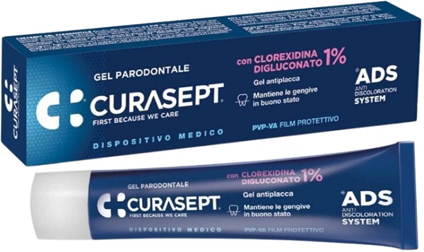 CURASEPT ADS GEL PARODONTALE CLOREXIDINA DIGLUCONATO 1% 30 ML - Farmacia-flash.it