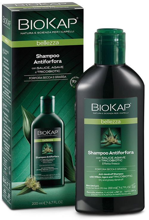 BIOKAP BELLEZZA SHAMPOO ANTIFORFORA CON TRICOBIOTIC 200 ML - Farmacia-flash.it