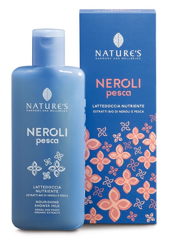 NATURE'S NEROLI E PESCA LATTE DOCCIA NUTRIENTE 200 ML - Farmacia-flash.it