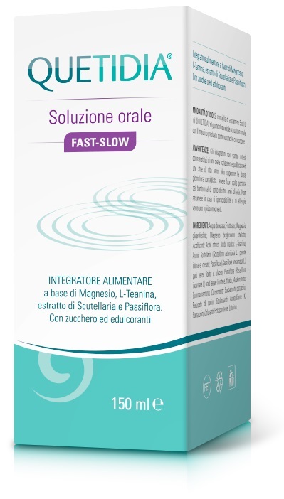 QUETIDIA SOLUZIONE ORALE FAST SLOW 150 ML - Farmacia-flash.it