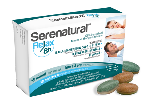 SERENATURAL RELAX 8H 20 COMPRESSE - Farmacia-flash.it