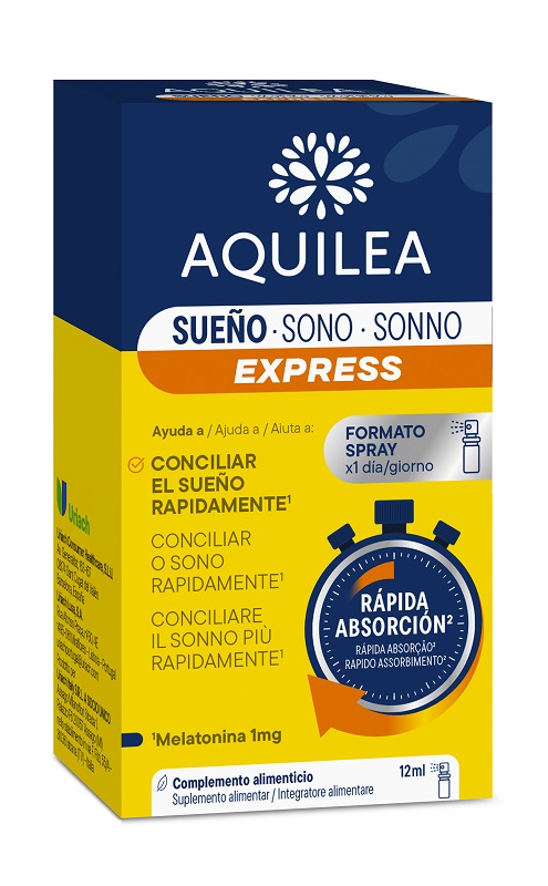 AQUILEA SONNO EXPRESS SPRAY 12 ML CON EDULCORANTE SENZA GLUTINE - Farmacia-flash.it