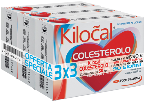KILOCAL COLESTEROLO 30 COMPRESSE - Farmacia-flash.it