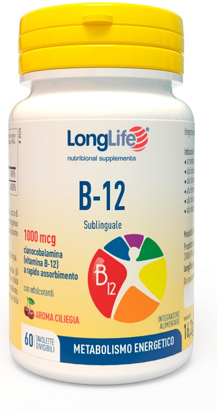 LONGLIFE B12 1000 MCG 60 COMPRESSE - Farmacia-flash.it