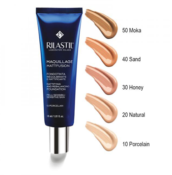 RILASTIL MAQUILLAGE FONDOTINTA RIEQUILIBRANTE MATTIFIANT 30 30 ML - Farmacia-flash.it