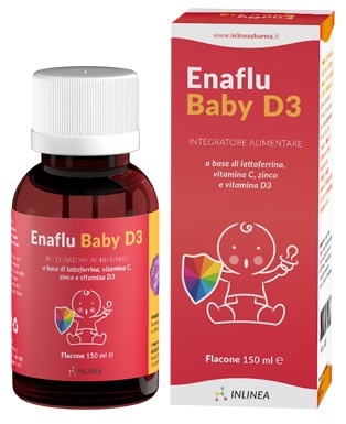 ENAFLU BABY D3 SOLUZIONE ORALE 150 ML - Farmacia-flash.it