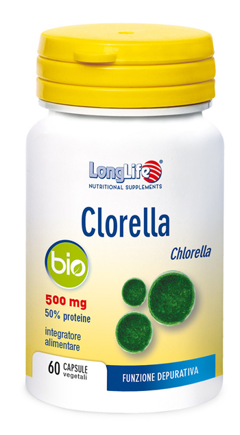 LONGLIFE CLORELLA BIO 60 CAPSULE - Farmacia-flash.it