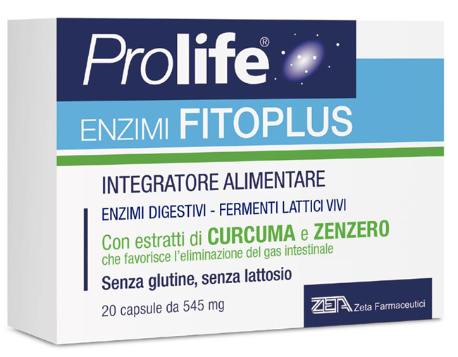 PROLIFE ENZIMI FITOPLUS 20 CAPSULE - Farmacia-flash.it