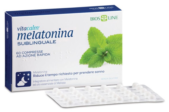 VITACALM MELATONINA 120 COMPRESSE SUBLINGUALI - Farmacia-flash.it