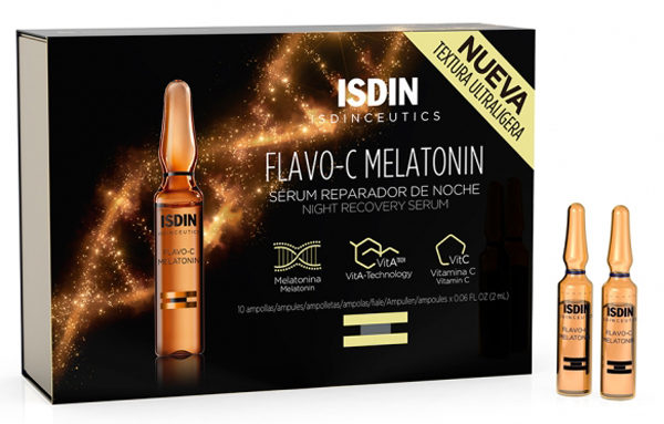ISDINCEUTICS FLAVO C MELATONIN 10 FIALE - Farmacia-flash.it