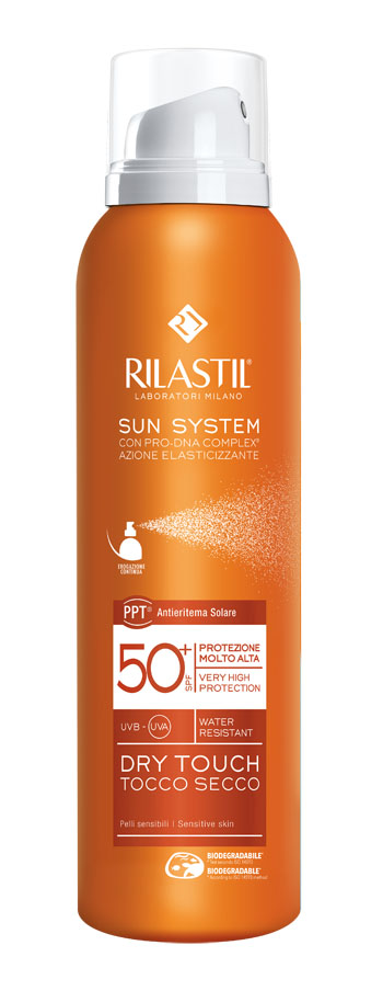 RILASTIL SUN SYSTEM DRY TOUCH SPF 50+ 200 ML - Farmacia-flash.it