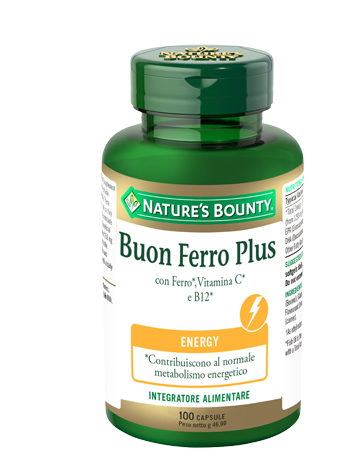 BUON FERRO PLUS 100 CAPSULE - Farmacia-flash.it