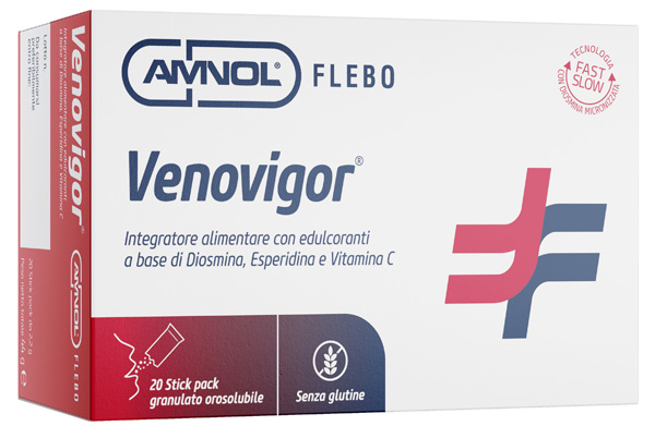 VENOVIGOR 20 STICK PACK GRANULATO OROSOLUBILE - Farmacia-flash.it