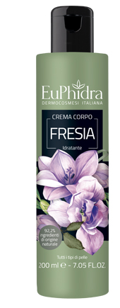 EUPHIDRA CREMA CORPO IDRATANTE FRESIA IN FLACONE CON ETICHETTA - Farmacia-flash.it