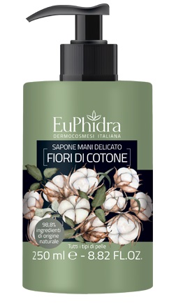 EUPHIDRA SAPONE LIQUIDO MANI COTONE IN FLACONE CON ETICHETTA DISPENSER - Farmacia-flash.it