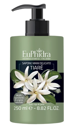 EUPHIDRA SAPONE LIQUIDO MANI TIARE' IN FLACONE CON ETICHETTA DISPENSER - Farmacia-flash.it