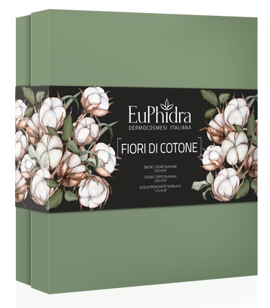 EUPHIDRA COFANETTO FIORI DI COTONE CONTENENTE 1 BAGNO CREMA 1 ACQ PROFUMATA 1 - Farmacia-flash.it