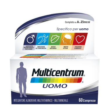 MULTICENTRUM UOMO 60 COMPRESSE - Farmacia-flash.it