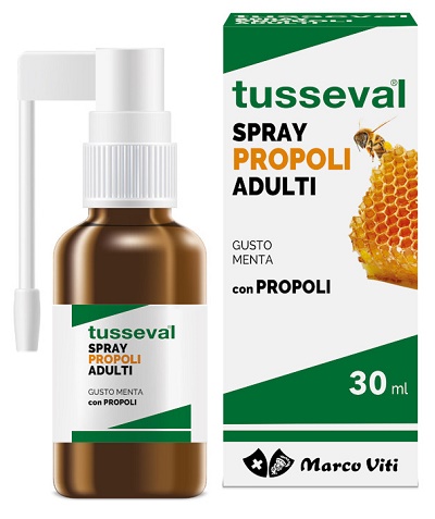 TUSSEVAL GOLA PROPOLI SPRAY PER ADULTI 30 ML - Farmacia-flash.it