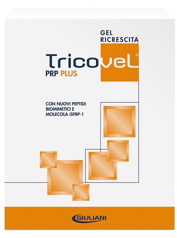 TRICOVEL PRP PLUS GEL RICRESCITA CAPELLI 2 BUSTINE 15 ML - Farmacia-flash.it