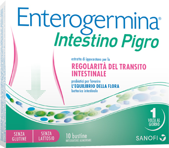 ENTEROGERMINA INTESTINO PIGRO 10 BUSTINE - Farmacia-flash.it