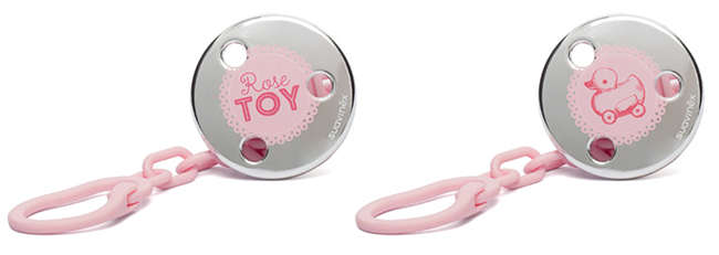 SUAVINEX ROSE TOY CLIP GIOIELLO ROSA - Farmacia-flash.it