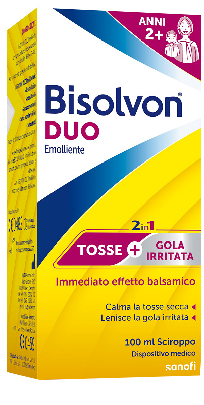 BISOLVON DUO SCIROPPO EMOLLIENTE 100 ML - Farmacia-flash.it