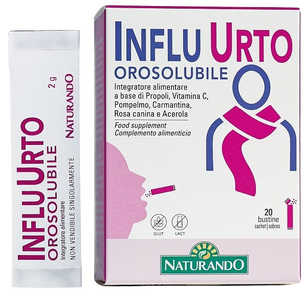 INFLU URTO OROSOLUBILE 20 BUSTINE DA 2 G - Farmacia-flash.it
