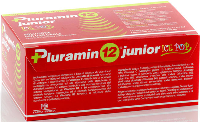 PLURAMIN12 JUNIOR 14 STICK PACK 12 ML - Farmacia-flash.it