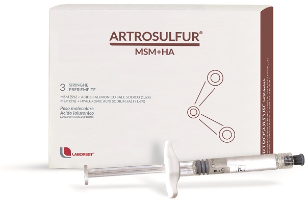 ARTROSULFUR MSM+HA 3 SIRINGHE PRERIEMPITE - Farmacia-flash.it