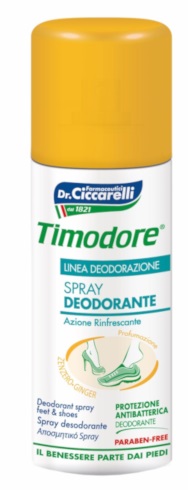 TIMODORE SPRAY DEODORANTE ALLO ZENZERO 150 ML - Farmacia-flash.it
