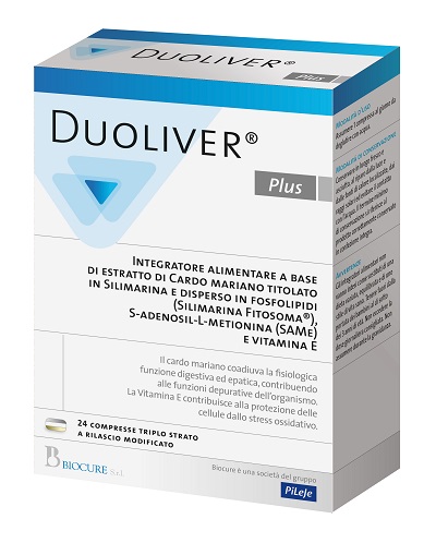 DUOLIVER PLUS 24 COMPRESSE - Farmacia-flash.it
