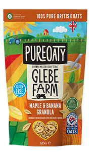 GLEBE FARM GRANOLA AVENA CON SCIROPPO D'ACERO E BANANA 325 G - Farmacia-flash.it