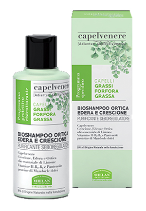 CAPELVENERE BIOSHAMPOO ORTICA EDERA E CRESCIONE 200 ML - Farmacia-flash.it