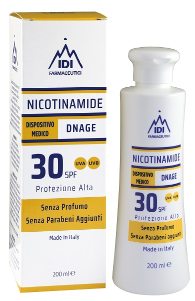 NICOTINAMIDE DNAGE 30SPF PROTEZIONE ALTA 200 ML - Farmacia-flash.it