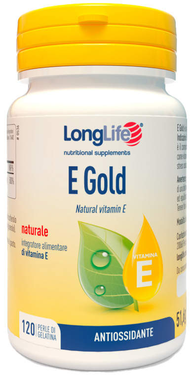 LONGLIFE E GOLD 90UI 120 PERLE - Farmacia-flash.it