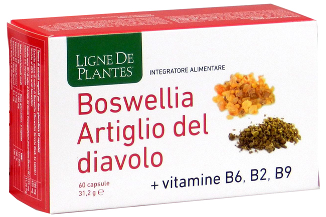 BOSWELLIA ARTIGLIO DIAVOLO VITAMINE B2 B6 B9 60 CAPSULE - Farmacia-flash.it