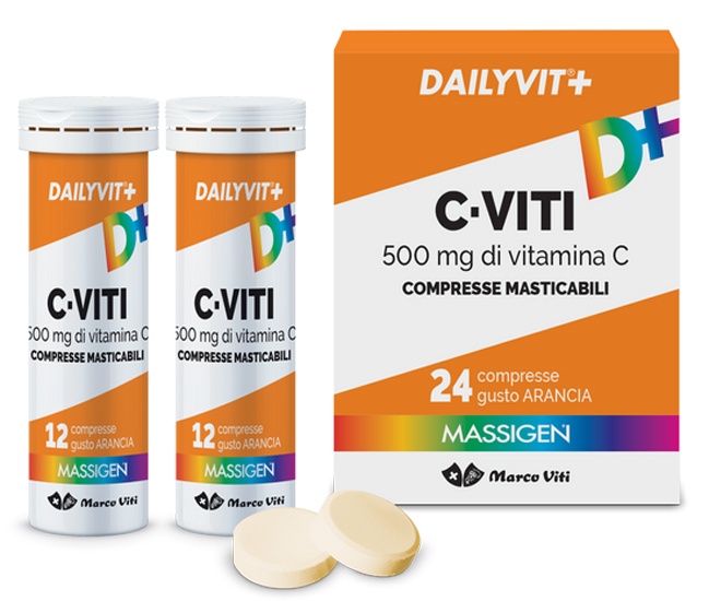C VITI 500 MG 24 COMPRESSE MASTICABILI - Farmacia-flash.it