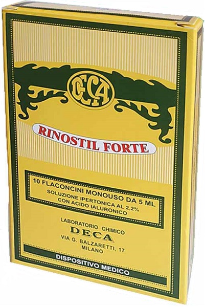 RINOSTIL FORTE SOLUZIONE IPERTONICA 10 FLACONCINI MONOUSO DA 5 ML - Farmacia-flash.it