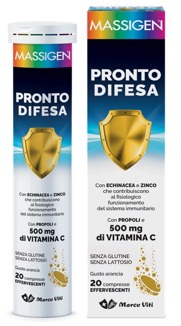 MASSIGEN PRONTO DIFESA 20 COMPRESSE EFFERVESCENTI - Farmacia-flash.it