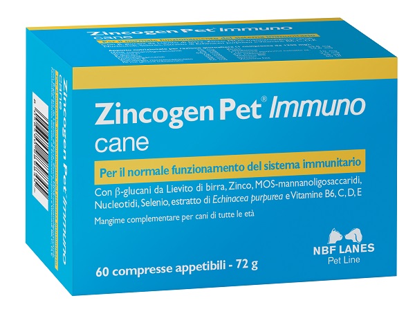 ZINCOGEN PET IMMUNO 60 COMPRESSE - Farmacia-flash.it