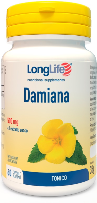 LONGLIFE DAMIANA 60 CAPSULE - Farmacia-flash.it