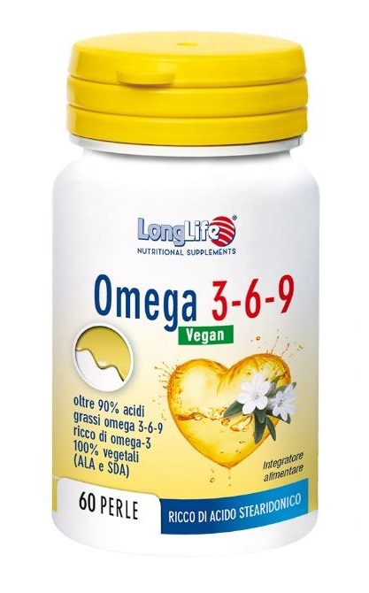 LONGLIFE OMEGA 369 VEGAN 750 MG 60 PERLE - Farmacia-flash.it
