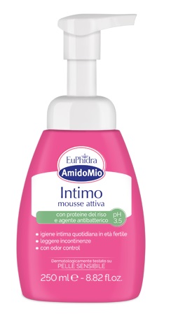 EUPHIDRA AMIDOMIO INTIMO MOUSSE ATTIVA PH 3,5 250 ML - Farmacia-flash.it