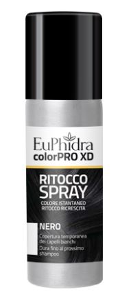 EUPHIDRA COLORPRO XD TINTURA RITOCCO SPRAY CAPELLI NERO 75 ML - Farmacia-flash.it