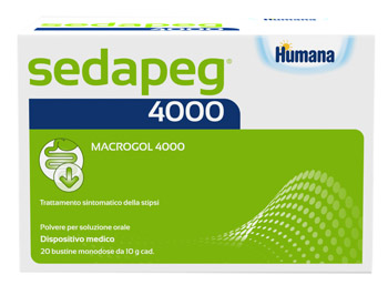 SEDAPEG 4000 20 BUSTINE MONODOSE X 10G HUMANA - Farmacia-flash.it