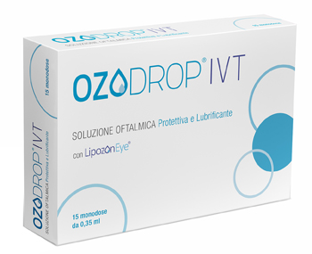 OZODROP IVT SOLUZIONE OFTALMICA BASE DI OLIO OZONIZZATO IN FOSFOLIPIDI 15 FLACONCINI MONODOSE DA 0,35 ML - Farmacia-flash.it